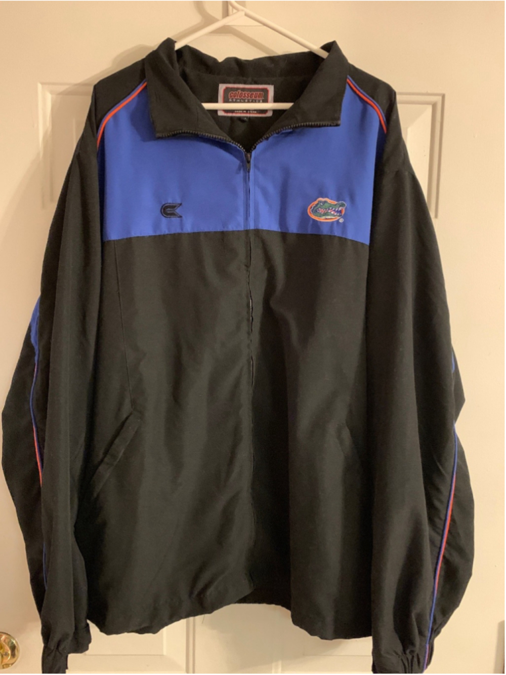 Florida Gators Colosseum Athletics Full Zip Windbreaker JAcket Adult Size XL
